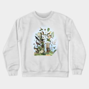 Birds Illustration Crewneck Sweatshirt